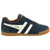 Gola Classics Herren-Sneaker Harrier aus Wildleder - Marineblau/Cremeweiß/Dämmerliches Orange - Marineblau/Cremeweiß/Dämmerliches Orange