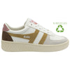 Gola Classics Women's Grandslam Trident Trainers - White/Brown Sugar/Dusty Rose - White/Brown Sugar/Dusty Rose