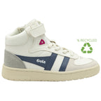 A recycled Gola Kids Baseline Mark II Hook and Loop Trainer.
