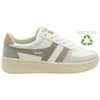 Gola Classics Women's Grandslam Trident Trainers - White/Feather Grey/Oat - White/Feather Grey/Oat