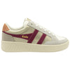 Gola Classics Superslam Blaze Sneaker für Damen - Gold/Kirschrot/Terrakotta - Gold/Kirschrot/Terrakotta