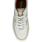Top-down view of the Gola Elan sneaker, highlighting the laces and toe box.