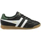 A black Gola Super Quarter men's shoe, side view, on a white background.