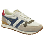 Angled view of a Gola men's sneaker, highlighting the contrasting colors and Gola logo.