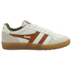 Gola Classics Men's Eagle '86 Trainers - White/Moody Orange/Khaki/Gum - White/Moody Orange/Khaki/Gum