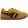 Gola Classics Kids' Harrier Strap Trainers - Sun/Black - Sun/Black