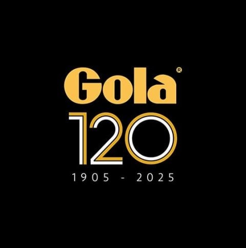 Gola 120 logo with "1905 - 2025" text below.