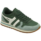 A recycled men's Gola Trainer, side profile. 