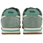 A pair of recycled men's Gola Trainers, rear view. 