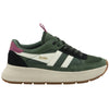 Gola Classics Women's Phoenix Trainers - Evergreen/Black/Fuchsia - Evergreen/Black/Fuchsia