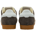 Rear view of a pair of Gola shoes.