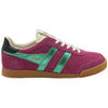 Gola Classics Women's Elan Glitz Trainers - Fuchsia/Emerald/Black - Fuchsia/Emerald/Black
