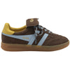 Gola Classics Women's Stadia '86 Trainers - Dark Brown/Air/Pollen/Gum - Dark Brown/Air/Pollen/Gum