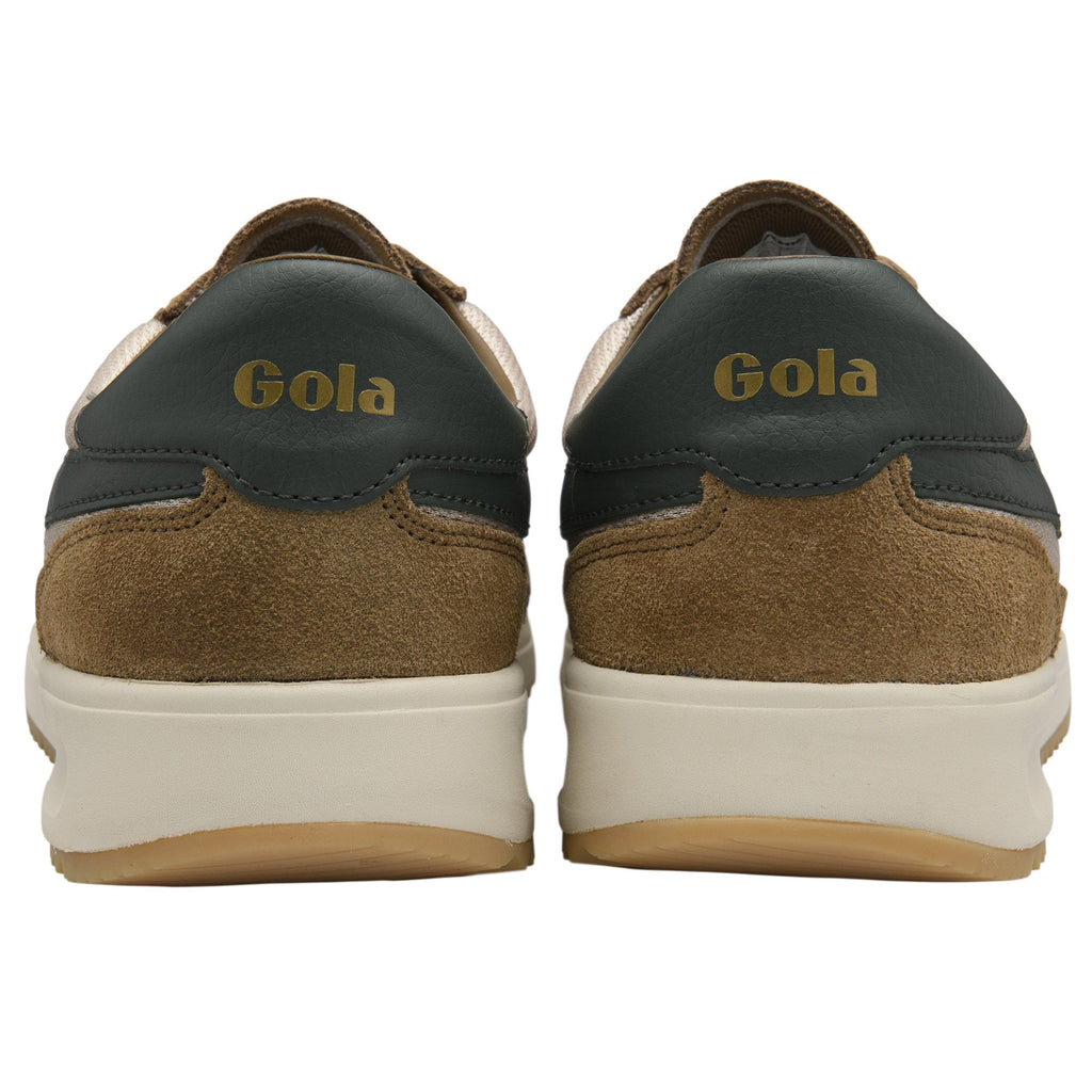 Rear view of a pair of Gola men's sneakers showing the branding.