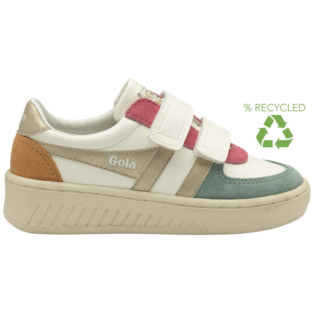 Baskets à bride quadrant Grandslam pour enfants