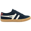 Vegan Gola Classics Men's Varsity Trainers - Navy/Off White/Deep Red/Gum