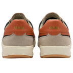 Pair of Gola trainers shown from the back on a white background