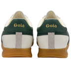 Pair of Gola trainers shown from the back on a white background