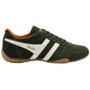 Gola Classics Men's Chase Trainers - Dark Khaki/Off White/Moody Orange/Gum - Dark Khaki/Off White/Moody Orange/Gum