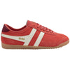 Gola Classics Damen-Sneaker aus Wildleder in Bullet-Optik - Koralle/Gebrochenes Weiß/Hellgummi - Koralle/Gebrochenes Weiß/Hellgummi