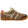 Gola Classics Baskets Elan Safari pour femmes - Léopard/Moka/Or/Terracotta - Léopard/Moka/Or/Terracotta