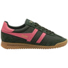 Gola Classics Baskets Tornado pour femmes - Kaki foncé/Bubblegum - Kaki foncé/Bubblegum