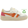 Gola Classics Kids' Grandslam Trident Strap Trainers - White/Apricot/Buttermilk