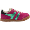 Gola Classics Elan Glitzer-Sneaker für Kinder - Fuchsia/Smaragdgrün/Schwarz - Fuchsia/Smaragdgrün/Schwarz