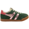 Gola Classics Elan Glitzer-Sneaker für Kinder - Immergrün/Rosa/Koralle - Immergrün/Rosa/Koralle