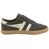 Gola Classics Badminton-Sneaker für Damen aus Wildleder - Konifere/Gebrochenes Weiß/Gummi