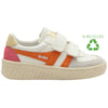 Gola Classics Kids' Grandslam Trident Strap Trainers - White/Apricot/Buttermilk