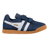 Gola Classics Kids' Harrier Strap Trainers - Navy/White