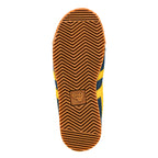 Brown rubber trainer sole with chevron tread pattern and Gola logo