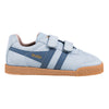Gola Classics Kids' Harrier Strap Trainers - Air/Navy/Chalk Pink