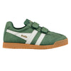 Gola Classics Kids' Harrier Strap Trainers - Evergreen/Off White