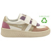 Gola Classics Kids' Grandslam Quadrant Strap Trainers - Off White/Cameo/Gold/Candy