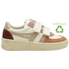 Gola Classics Kids' Grandslam Quadrant Strap Trainers - Off White/Terracotta/Rose Gold/Red Ochre