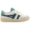 Gola Classics Baskets à bride Falcon pour enfants - Blanc/Clair de lune/Brume marine