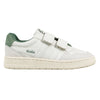 Gola Classics Kids' Eagle Strap Trainers - Off White/Evergreen