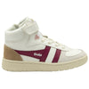 Gola Classics Baskets Talon pour enfants - Blanc/Cerise/Caramel clair