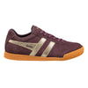 Gola Classics Damen-Spiegel-Sneaker Harrier - Kakao/Gold/Gummi