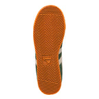 Rubber sole of a Gola trainer with a herringbone tread pattern