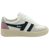 Gola Classics Baskets Trident Grandslam pour femmes - Blanc/Marine/Surf