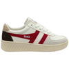 Gola Classics Baskets Trident Grandslam pour femmes - Blanc/Sucette/Os