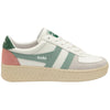Gola Classics Baskets Trident Grandslam pour femmes - Brume blanche/verte/verdâtre