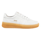 Gola Classics white trainer with a gum sole