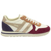 Gola Classics Baskets Daytona Quadrant pour femmes - Blanc cassé/Cerise/Or rose/Prune