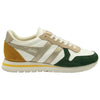 Gola Classics Women's Daytona Quadrant Trainers - Off White/Evergreen/Gold/Sun