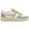 Gola Classics Chaussures d'entraînement Grandslam Quadrant pour femmes - Blanc cassé/Air/Argent/Bonbon
