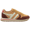 Gola Classics Baskets Daytona Chute pour femmes - Saumon/Ocre rouge/Blanc cassé